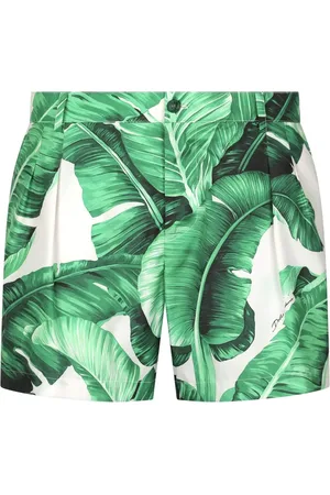 Dolce & Gabbana Zwembroek met bananenbladprint