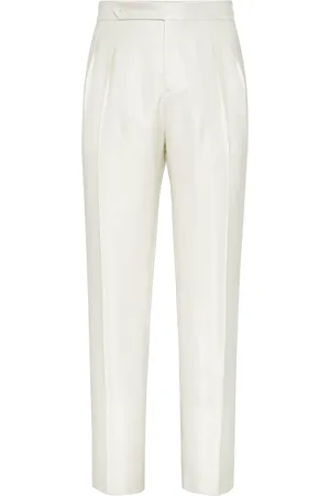 Brunello Cucinelli Pantalon met geplooid detail