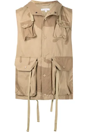 ENGINEERED GARMENTS Bodywarmer met dierenprint