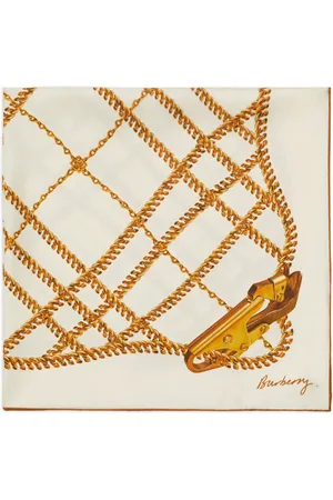 Burberry Geruite zijden sjaal