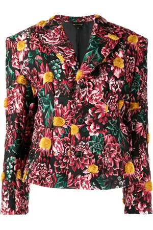 Comme des Garçons Blazer met bloemenprint