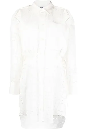 Msgm Broderie anglaise jurk