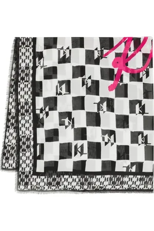 Karl Lagerfeld Geruite sjaal