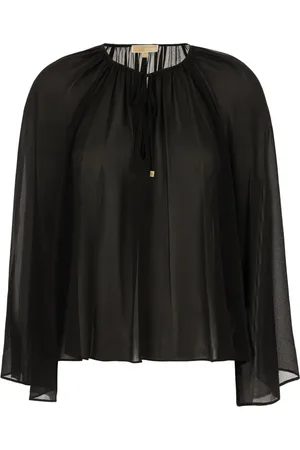 Michael Kors Georgette blouse met V