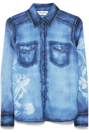 Blugirl Blouse met denim