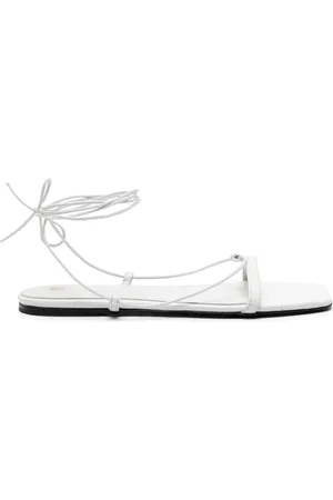 Totême The Croco Tie sandalen