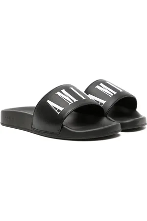 AMIRI Badslippers met logoprint