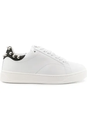 Lanvin Ddbo studded leather sneakers