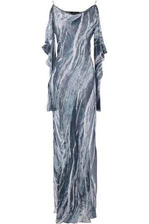 Roberto Cavalli Jurk met marmerpatroon