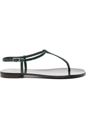 Giuseppe Zanotti Sandalen met krokodillen