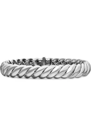 David Yurman Sterlinge bewerkte kabelarmband (8.5mm)