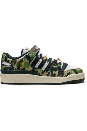 adidas "x BAPE Forum 84 Low ""30th Anniversary Green Camo"" sneakers"