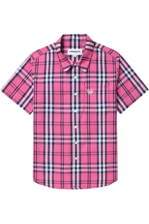 Chocoolate Geruite blouse