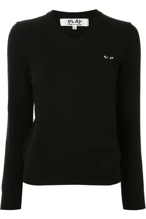 Comme des Garçons Trui met geborduurd logo
