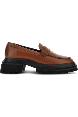 Hogan Leren loafers
