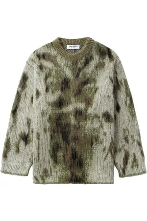 The Attico Trui met dierenprint