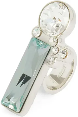 Jil Sander Ring verfraaid met kristallen