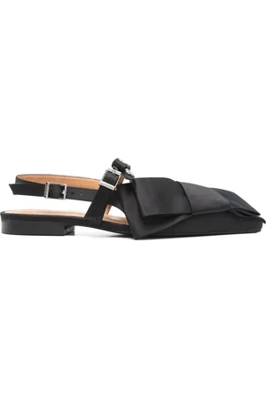 Ganni Big Bow slingback ballerina