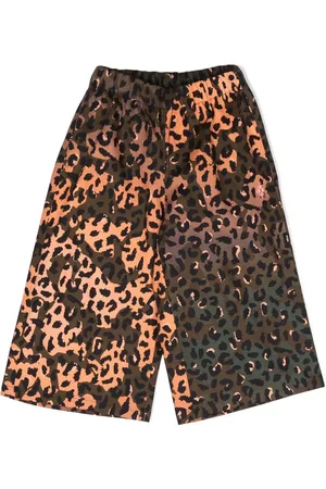 MARCELO BURLON Broek met luipaardprint