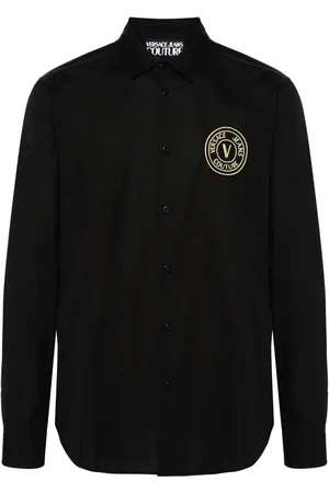 VERSACE Overhemd met geborduurd logo