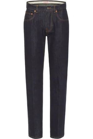 VALENTINO GARAVANI Jeans met logopatch en toelopende pijpen