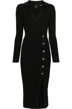 Pinko Geribbelde midi