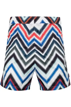 Missoni Zwembroek met zigzagprint