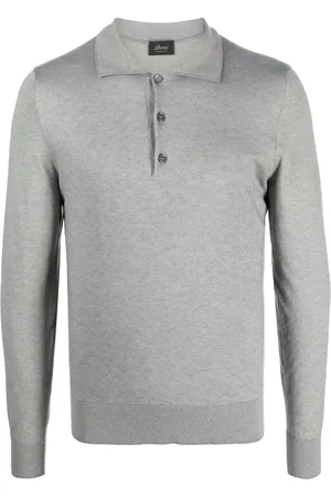 BRIONI Poloshirt met puntkraag