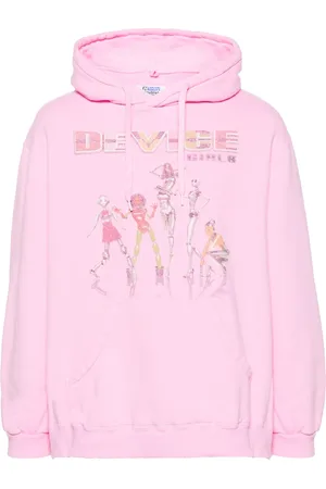 DOUBLET Katoenen hoodie met print
