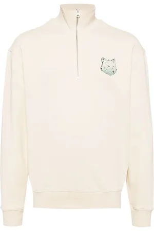 Maison Kitsuné Katoenen sweater met vossenpatroon