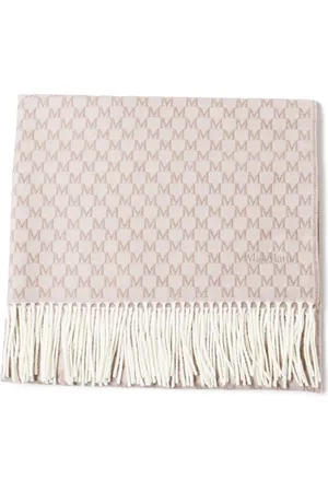 Max Mara Wollen sjaal met geborduurd monogram