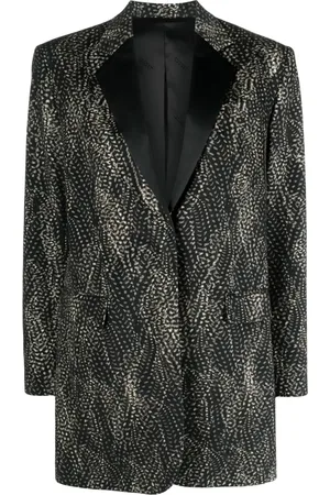 Isabel Marant Hadiya blazer met enkele rij knopen