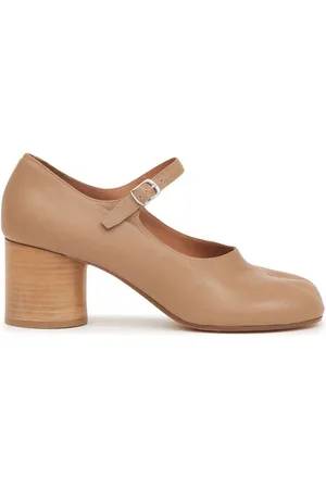 Maison Margiela Tabi leren Mary Jane pumps