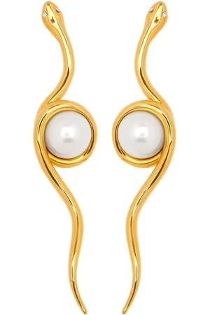 Oscar de la Renta Spiral Snake oorbellen
