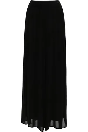 TRANSIT Elastische broek met wijde pijpen
