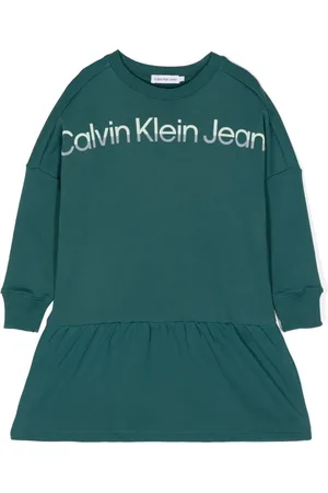 Calvin Klein Sweaterjurk met logoprint