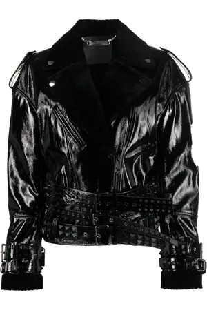 Philipp Plein Jack met lammy kraag