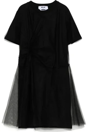 Msgm Jurk met mesh detail