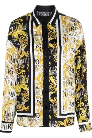 VERSACE Blouse met barokprint