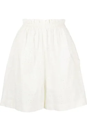HENRIK VIBSKOV Waybill broderie anglaise shorts