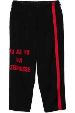 YOHJI YAMAMOTO Broek met patchwork