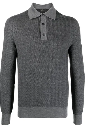 BRIONI Poloshirt met lange mouwen