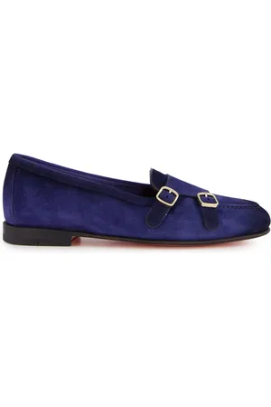 santoni Mocassins met dubbele gesp