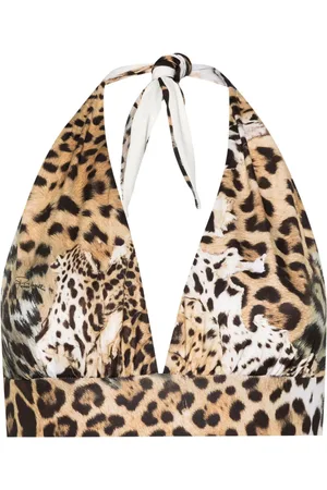 Roberto Cavalli Bikinitop met print