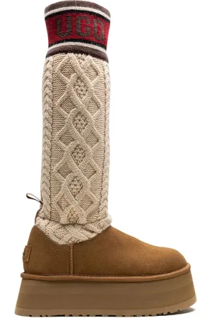 UGG Classic Sweater Letter "Chestnut" laarzen