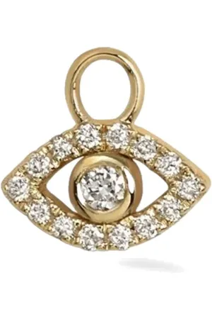 Lark & Berry 9kt geelgouden Entrancing Eye bedel met diamant