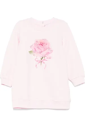 MONNALISA Jurk met rozenprint