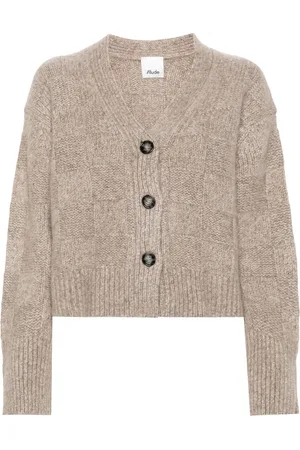 Allude Geruit gebreid vest