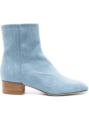 Scarosso Ambra 35mm denim enkellaarzen
