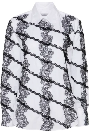 Viktor & Rolf Katoenen blouse met kant